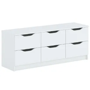 Obrazek Komoda 6s Kelly biały