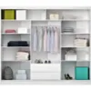 Obrazek Szafa Salwador 250 cm country grey/biały