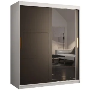 Obrazek Szafa Amiro 2 150 biały/czarny