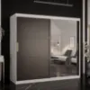 Obrazek Szafa Amiro 2 200 biały/czarny