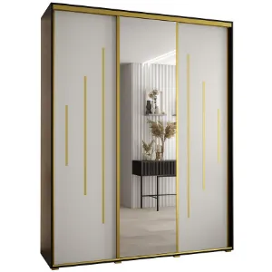 Obrazek Szafa 45 Canaris 13 190 czarny/biały/gold