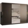 Obrazek Szafa Amiro 2 250 czarny/czarny
