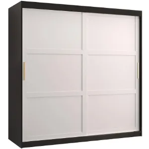 Obrazek Szafa Amiro 1 180 czarny/biały