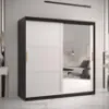 Obrazek Szafa Amiro 2 180 czarny/biały