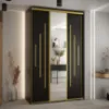 Obrazek Szafa 45 Canaris 13 160 czarny/gold