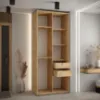 Obrazek Szafa 45 Canaris 3 120 czarny/biały/gold