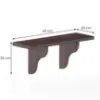 Obrazek Półka Sosna PK122-60x25x20 orzech