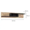 Obrazek Półka Cross HJZ CS PW hickory jackson