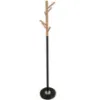 Obrazek Wieszak metalowy 9463 Wooden czarny/naturalny