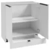 Obrazek Szafka kuchenna Basti B80 80x84x49 2D1S 4NN biała