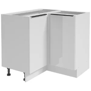 Obrazek Szafka kuchenna narożna Basti B90 90x84x90 2D0S 8NN biała
