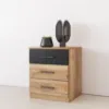 Obrazek Stolik Nocny 3s Beta 22 Dąb Mauvella/Czarny