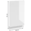 Obrazek Front zmywarki Paro B45 45x81x2 1D0S biała