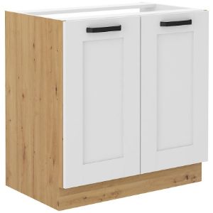 Obrazek Szafka kuchenna LUNA biały mat/artisan 80zl 2f bb