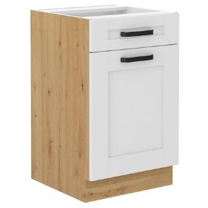Obrazek Szafka kuchenna LUNA biały mat/artisan 50d 1f 1s bb