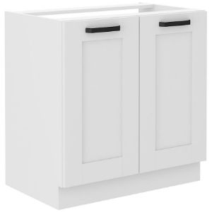 Obrazek Szafka kuchenna LUNA biały mat/biały 80zl 2f bb