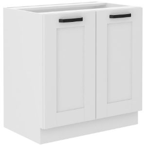 Obrazek Szafka kuchenna LUNA biały mat/biały 80d 2f bb