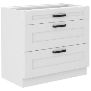 Obrazek Szafka kuchenna LUNA biały mat/biały 80d 3s bb