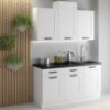 Obrazek Szafka kuchenna LUNA biały mat/biały 60dp-210 2f