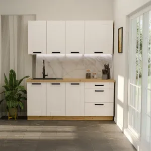 Obrazek Kuchnia Luna Biały/Artisan 180cm Bez Blatu