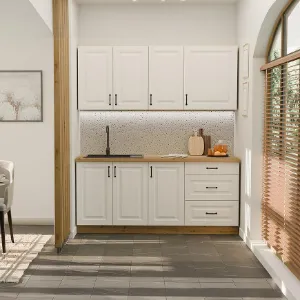 Obrazek Kuchnia Stilo Biały/Artisan 180cm Bez Blatu