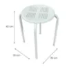 Obrazek Taboret DR-N-656 Felipe 10892 biały