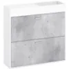 Obrazek Szafka na buty Dalia 2KL beton/biały 36433