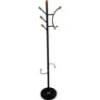 Obrazek Wieszak metalowy stojący Marsure 9057 czarny/naturalny