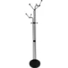 Obrazek Wieszak metalowy stojący Plata 9069 czarny/naturalny