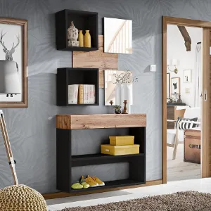 Obrazek Garderoba Easy IV WTZ EY4  wotan/czarny