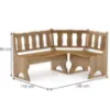 Obrazek Narożnik kuchenny Sosna NR101-150x86x110 dąb