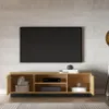 Obrazek SZAFKA RTV MODESTO 06 DĄB/CZARNY