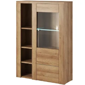 Obrazek Komoda wysoka Larona 1D dąb riviera jasny 44