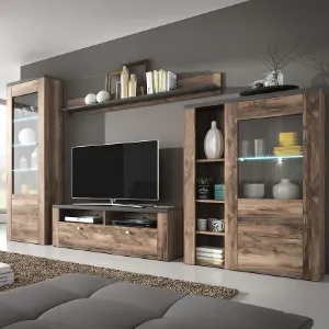 Obrazek Meblościanka Larona satin nussbaum 10