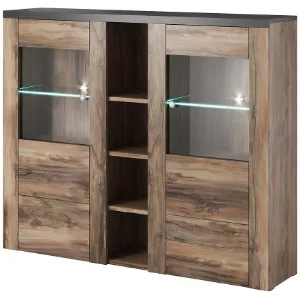 Obrazek Komoda Larona 2D satin nussbaum 46