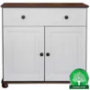 Obrazek Komoda nr 41 -2D+1S/90X86X40 brąz/biały Fil