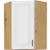 Obrazek Szafka kuchenna STILO BIAŁY/ARTISAN 60X60 GN-90 1F (45°)