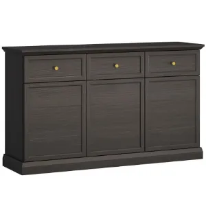 Obrazek Komoda Lucca K3D3S czarny grafit