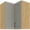 Obrazek Szafka kuchenna STILO CLAYGREY/ARTISAN 60X60 GN-72 2F (90°)