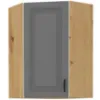 Obrazek Szafka kuchenna Stilo Dustgrey/Artisan 60X60 GN-90 1F (45°)