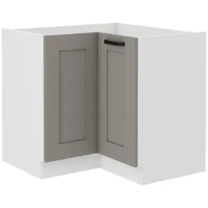 Obrazek Szafka Kuchenna Luna Claygrey/Biały 90x90 Nd 2f Bb