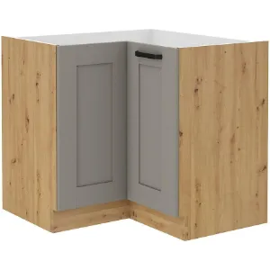 Obrazek Szafka Kuchenna Luna Claygrey/Artisan 90x90 Nd 2f Bb