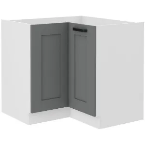 Obrazek Szafka Kuchenna Luna Dustgrey/Biały 90x90 Nd 2f Bb