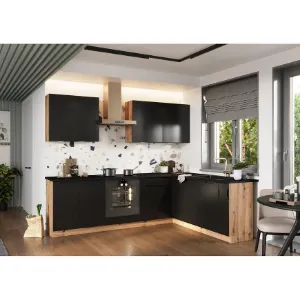 Obrazek Kuchnia Isabel 200/260 czarny/artisan