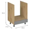 Obrazek Szafka kuchenna Langen D60ZK beige