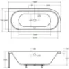 Obrazek Wanna Avita 170x75 prawa
