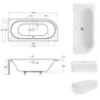 Obrazek Wanna Avita 150x75 prawa+nogi