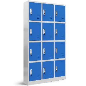 Obrazek Szafa Marcin metalowa szary/niebieski