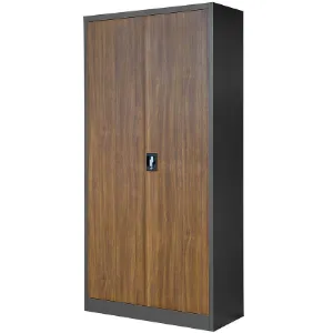 Obrazek Szafa Jan metalowa antracyt/orzech