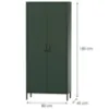 Obrazek Szafa metalowa Flavio Modern bottle green